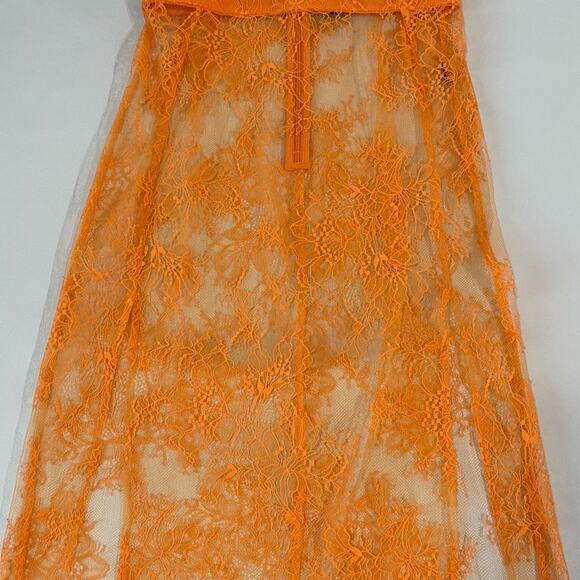 Michael Costello x Revolve Ophelia Maxi Skirt in Orange - Picture 4 of 8